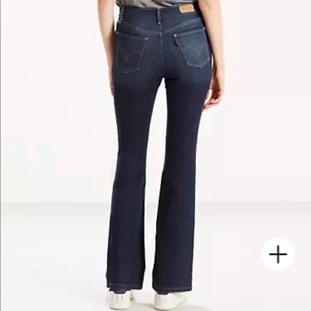 16W 515 stained Bootcut indigo Levi’s 33x32